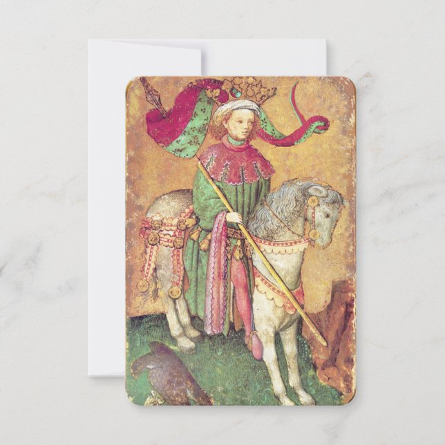 Antiek Tarots/Duitse gerechtskaarten/koning der va (Voorkant)