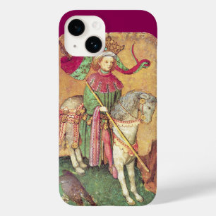 Antiek Tarots/Duitse gerechtskaarten/koning der va Case-Mate iPhone Case