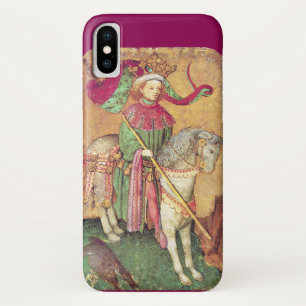 Antiek Tarots/Duitse gerechtskaarten/koning der va Case-Mate iPhone Case