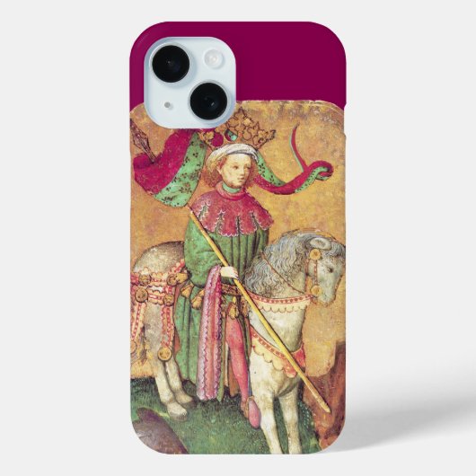 Antiek Tarots/Duitse gerechtskaarten/koning der va Case-Mate iPhone Case (Achterkant)