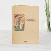 Antiek Tarots/Duitse gerechtskaarten/koning der va Feestdagen Kaart (Achterkant)