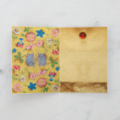 Antiek Tarots/Duitse gerechtskaarten/koning der va Feestdagen Kaart (Binnen)