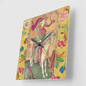 Antiek Tarots/Duitse gerechtskaarten/koning der va Vierkante Klok (Hoek)