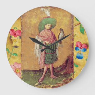 Antiek Tarots Duitse rechtbank Kaarten/vierkant va Grote Klok