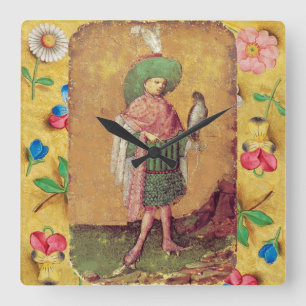 Antiek Tarots Duitse rechtbank Kaarten/vierkant va Vierkante Klok