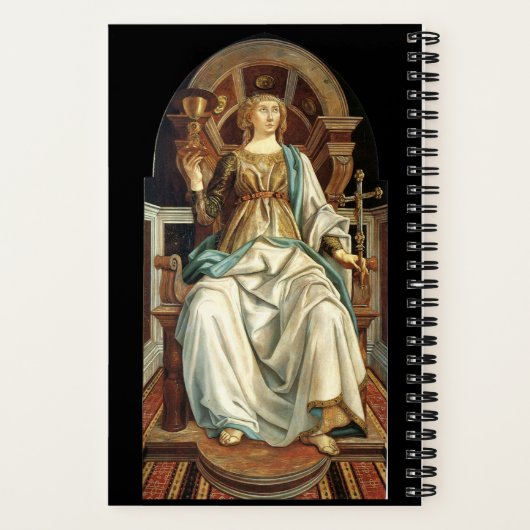 ANTIEK TAROTS / GERECHTIGHEID EN GELOOF NOTITIEBOEK (Achterkant)