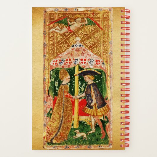 ANTIEK TAROTS / GOOCHELAAR EN LIEFHEBBERS TAROT NOTITIEBOEK (Achterkant)
