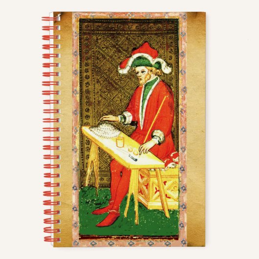 ANTIEK TAROTS / GOOCHELAAR EN LIEFHEBBERS TAROT NOTITIEBOEK (Voorkant)