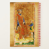 ANTIEK TAROTS ,KING EN QUEEN OF CUPS NOTITIEBOEK (Achterkant)