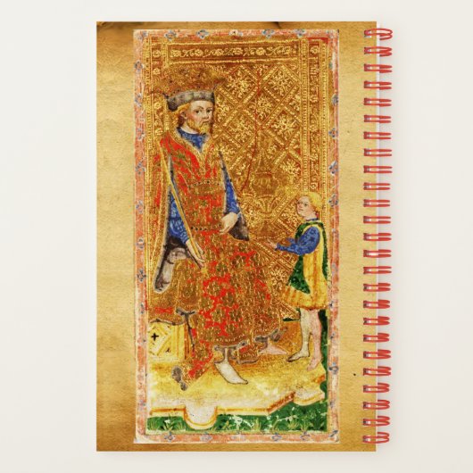 ANTIEK TAROTS ,KING EN QUEEN OF CUPS NOTITIEBOEK (Achterkant)