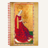 ANTIEK TAROTS ,KING EN QUEEN OF CUPS NOTITIEBOEK (Voorkant)