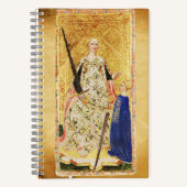 ANTIEK TAROTS, KING EN QUEEN OF SWORDS NOTITIEBOEK (Voorkant)