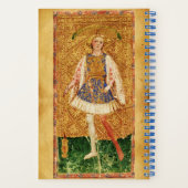 ANTIEK TAROTS / MAID EN PAGINA VAN WANDS Perkament Notitieboek (Achterkant)