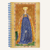 ANTIEK TAROTS / MAID EN PAGINA VAN WANDS Perkament Notitieboek (Voorkant)