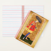 ANTIEK TAROTS PAGINA EN RIDDER VAN BEKERS NOTITIEBOEK (Binnen)