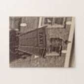 Antiek Taxi-lamp - 11x14 - 252 stuks Legpuzzel (Horizontaal)