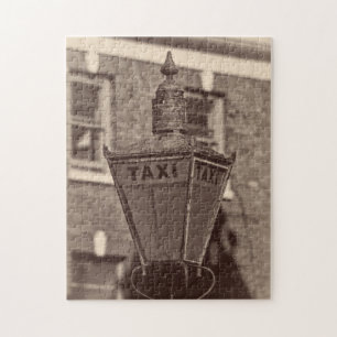 Antiek Taxi-lamp - 11x14 - 252 stuks Legpuzzel