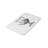 Antiek Tea Kettle Badmat (Gekanteld)