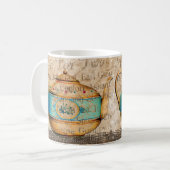 Antiek Tea Pot Koffiemok (Voorkant links)