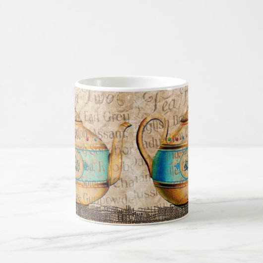 Antiek Tea Pot Koffiemok (Center)