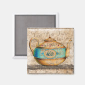 Antiek Tea Pot Magneet (Voorkant / Achterkant)