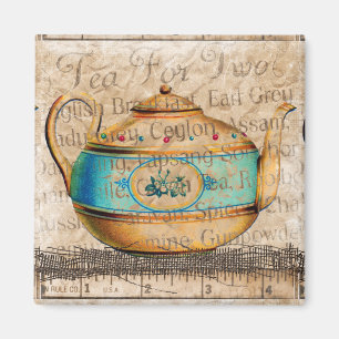 Antiek Tea Pot Magneet