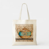 Antiek Tea Pot Tote Bag (Achterkant)