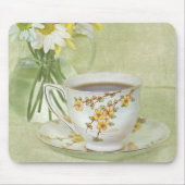 antiek teacup met daisies muismat (Voorkant)