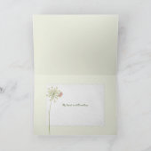 antiek teacup met madeliefje bedankt kaart (Binnen)