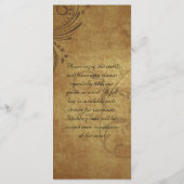 Antiek Teastain Aangepast menu (Achterkant)