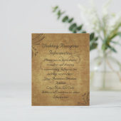  Antiek Teastain Swirl Reception Map (Staand voorkant)