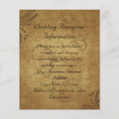 Antiek Teastain Swirl Reception Map (Voorkant)