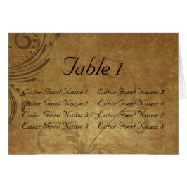  Antiek Teastain Swirl Table Topkaart