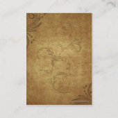  Antiek Teastain Swirl Wedding Plaatskaarten Plaatskaartje (Achterkant)