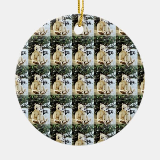 * ANTIEK TEDDY BEARS * CHRISTMAS ORNAMENT (Voorkant)