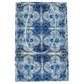 Antiek Tegel in Delfts Blauw Medium Cadeauzakje (Voorkant)