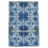 Antiek Tegel in Delfts Blauw Medium Cadeauzakje (Achterkant)