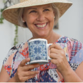 Antiek Tegel in Delfts Blauwe Mok