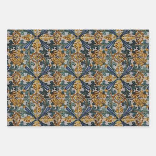 Antiek Tegel Inpakpapier Vel (Voorkant 2)