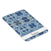 Antiek Tegels in Delfts Blauw aanpasbaar Magneet (Rechterzijde)