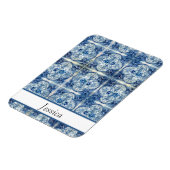 Antiek Tegels in Delfts Blauw aanpasbaar Magneet (Linkerzijde)