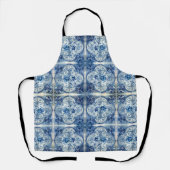 Antiek Tegels in Delfts Blauw Schort (Voorkant)