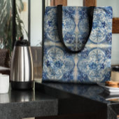 Antiek Tegels in Delfts Blauw Tote Bag