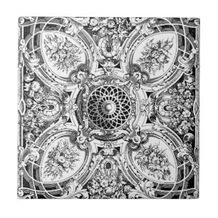 Antiek Tegels Kunst Tegeltje