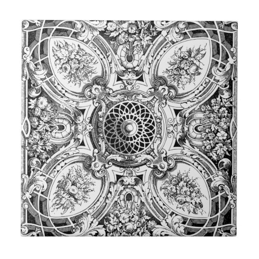 Antiek Tegels Kunst Tegeltje (Voorkant)