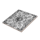 Antiek Tegels Kunst Tegeltje (Zijkant)