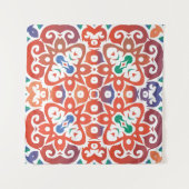 Antiek  tegels talavera mexico Handtekening d Wandkleed (Voorkant)