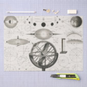 Antiek tekening van de ontkoppeling van asstrologi tissuepapier (Craft)