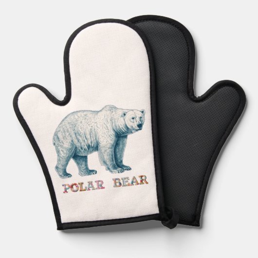 Antiek tekening van Polar Beer Ovenwant (Voorkant / Achterkant)