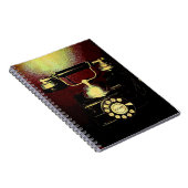 Antiek telefoonnummerboek notitieboek (Rechterzijde)